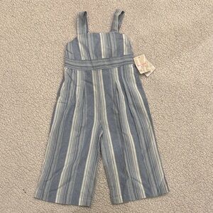 Tommy Bahama Striped Blue and White Kids Jumpsuit NWT